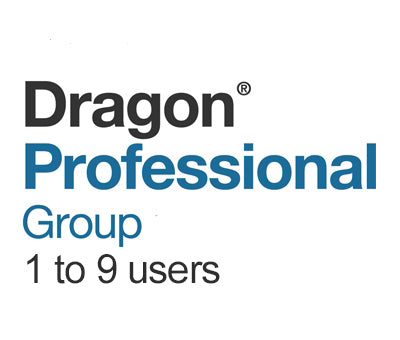 Dragon Professional Group 15 Volume License 1 - 9 Users - Speech Products
