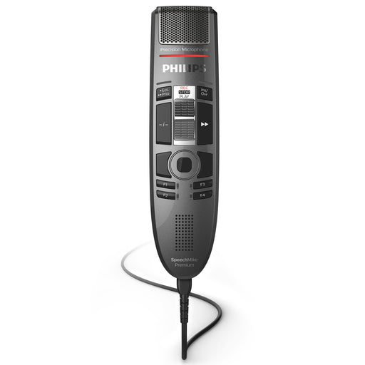 Philips SMP3710 SpeechMike Premium Touch with SpeechExec Pro Dictate v10 Software - Speech Products