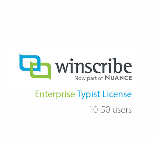 Nuance Winscribe Enterprise Typist License (10-50 Users) - Speech Products