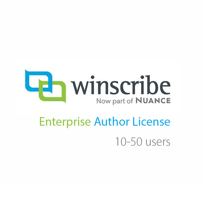 Nuance Winscribe Enterprise Author License (10-50 Users) - Speech Products