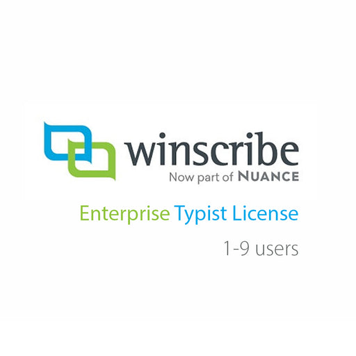 Nuance Winscribe Enterprise Typist License (1-9 Users) - Speech Products