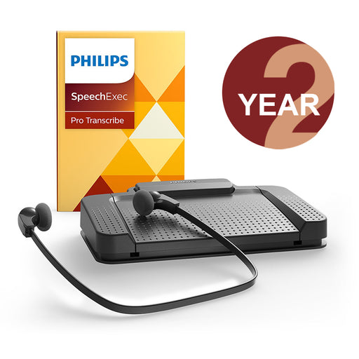 Philips LFH7277/08 Transcription Kit with SpeechExec Pro Transcribe V11 - 2 Year License - Speech Products