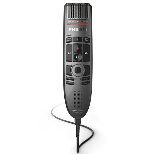 Philips SMP3700 SpeechMike Premium Touch with SpeechExec Pro Dictate v10 Software - Speech Products