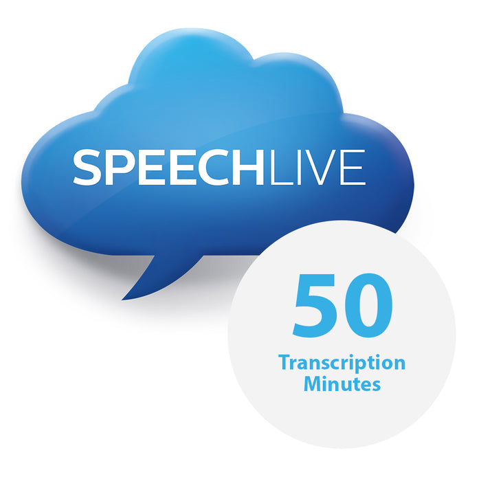 Philips PCL5010 50 SpeechLive Transcription Minutes - Speech Products