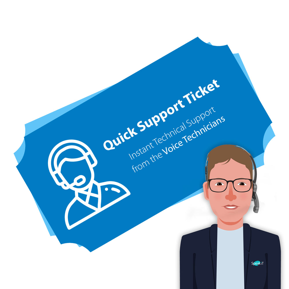 Speak-IT Quick Support Ticket - Speech Products